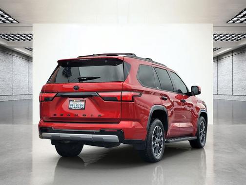 Supersonic Red 2024 Toyota Sequoia Limited