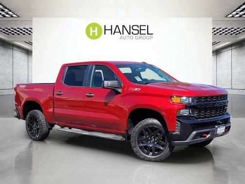 Cherry Red Tintcoat 2021 Chevrolet Silverado 1500 Custom Trail Boss