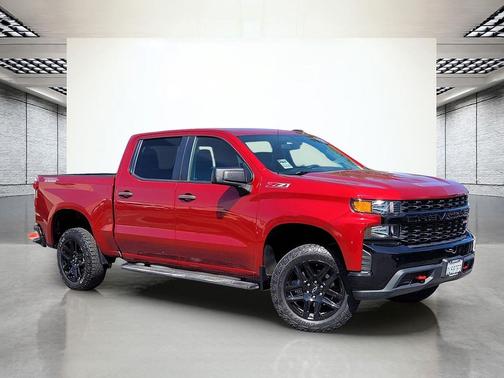 Cherry Red Tintcoat 2021 Chevrolet Silverado 1500 Custom Trail Boss