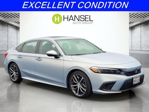 Morning Mist Metallic 2022 Honda Civic Touring