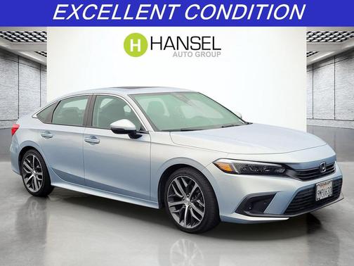Morning Mist Metallic 2022 Honda Civic Touring