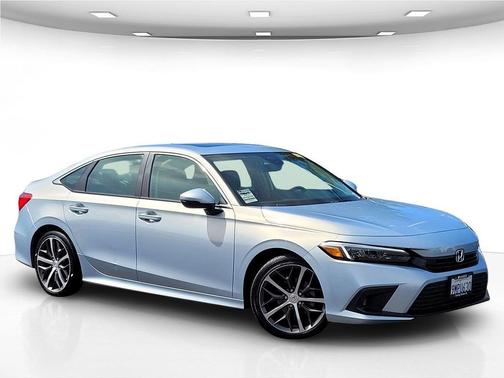 Morning Mist Metallic 2022 Honda Civic Touring