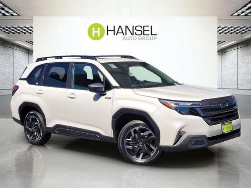 Crystal White Pearl 2026 Subaru Forester Hybrid Limited