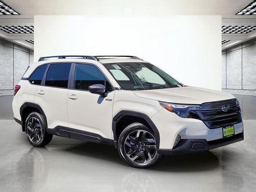 Crystal White Pearl 2026 Subaru Forester Hybrid Premium
