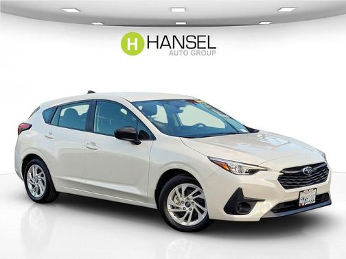 Crystal White Pearl 2024 Subaru Impreza Base