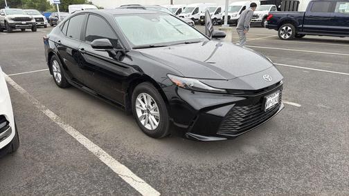 Midnight Black Metallic 2025 Toyota Camry LE