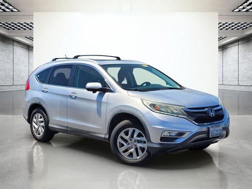 Alabaster Silver Metallic 2015 Honda CR-V EX-L