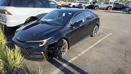 Midnight Black Metallic 2025 Toyota Corolla SE