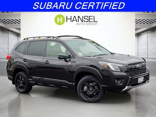 Crystal Black Silica 2023 Subaru Forester Wilderness