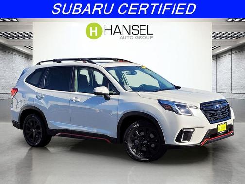 Crystal White Pearl 2022 Subaru Forester Sport