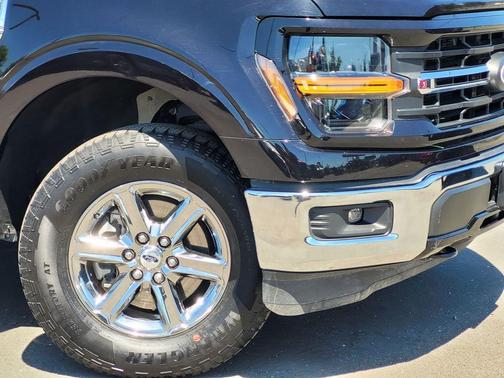 AGATE BLACK METALLIC 2025 Ford F-150 XLT
