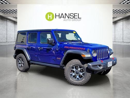 Ocean Blue Metallic Clearcoat 2019 Jeep Wrangler Unlimited Rubicon