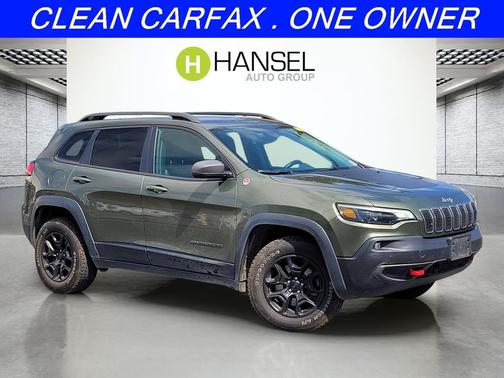 Olive Green Pearlcoat 2021 Jeep Cherokee Trailhawk