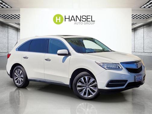 White Diamond Pearl 2016 Acura MDX 3.5L w/Technology Package