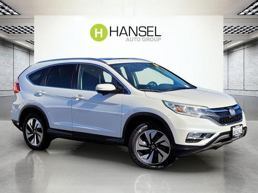 White Diamond Pearl 2016 Honda CR-V Touring