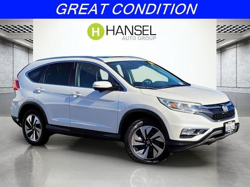 White Diamond Pearl 2016 Honda CR-V Touring