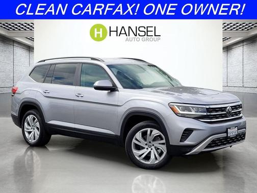 Pyrite Silver Metallic 2022 Volkswagen Atlas 3.6L SE w/Technology