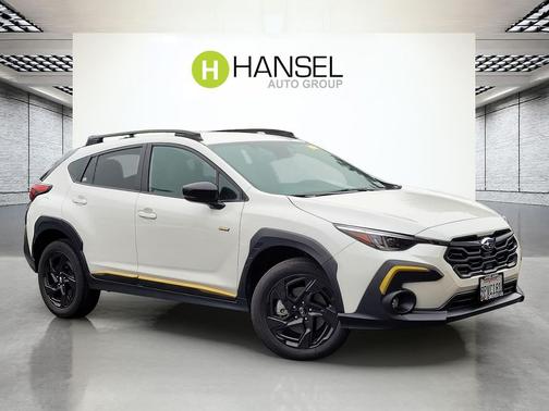 Crystal White Pearl 2024 Subaru Crosstrek Sport