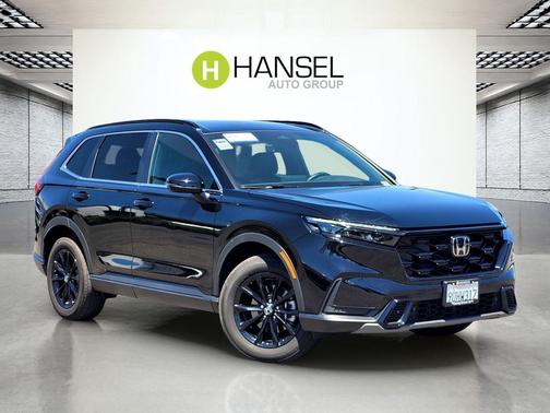 Crystal Black Pearl 2025 Honda CR-V Hybrid Sport AWD