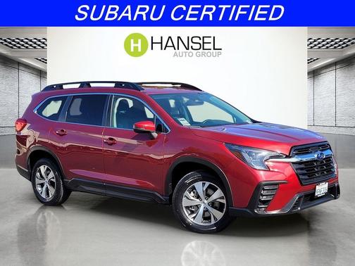 Crimson Red Pearl 2023 Subaru Ascent Premium 8-Passenger