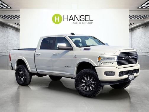 Pearl White 2021 RAM 2500 Laramie Crew Cab 4x4 6'4' Box