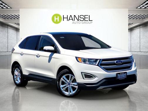 WHITE PLATINUM MET TRI-COAT 2018 Ford Edge SEL