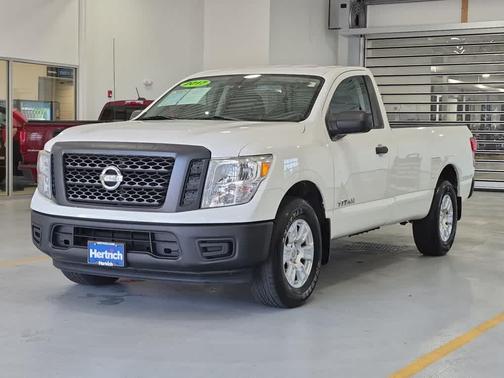 Glacier White 2017 Nissan Titan S
