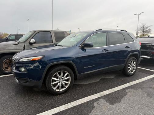 Patriot Blue Pearlcoat 2018 Jeep Cherokee Limited