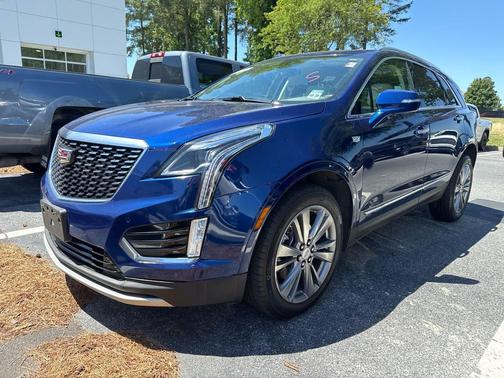 Opulent Blue Metallic 2024 Cadillac XT5 Premium Luxury