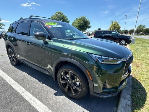 Deep Emerald/Black Obsidian 2026 INFINITI QX60 AUTOGRAPH