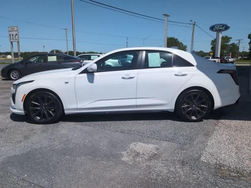 Summit White 2021 Cadillac CT4 Sport