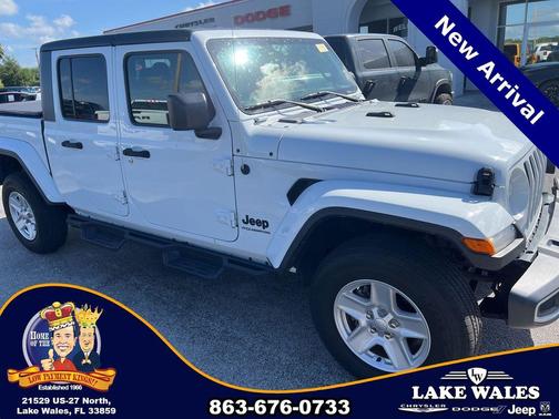 Bright White Clearcoat 2023 Jeep Gladiator Sport S