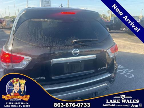 Magnetic Black 2016 Nissan Pathfinder Platinum