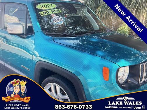 Bikini Metallic Clearcoat 2021 Jeep Renegade Latitude