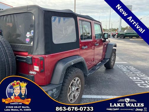 Deep Cherry Red Crystal Pearlcoat 2011 Jeep Wrangler Unlimited Sport