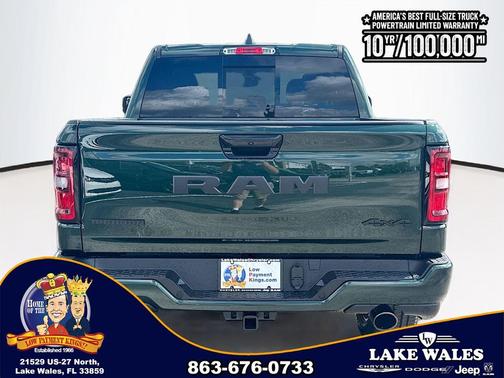 Serrano Green Metallic 2026 RAM 1500 Big Horn/Lone Star