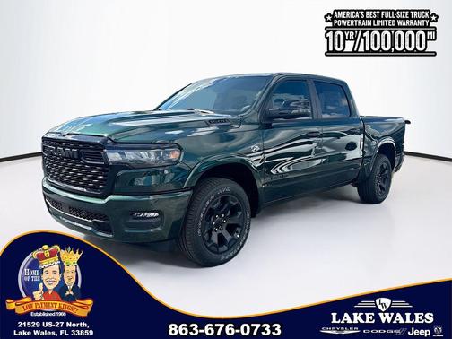 Serrano Green Metallic 2026 RAM 1500 Big Horn/Lone Star