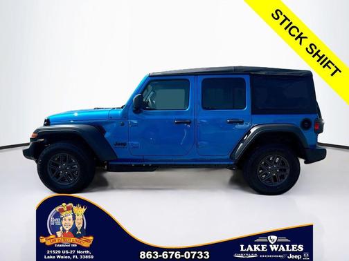 Hydro Blue Pearlcoat 2026 Jeep Wrangler Sport