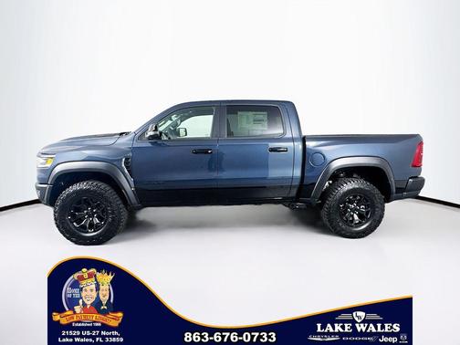 Forged Blue Metallic 2026 RAM 1500 RHO Crew Cab 4x4 5'7' Box