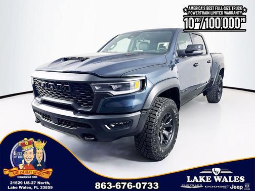 Forged Blue Metallic 2026 RAM 1500 RHO Crew Cab 4x4 5'7' Box