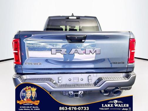 Forged Blue Metallic 2026 RAM 1500 RHO Crew Cab 4x4 5'7' Box