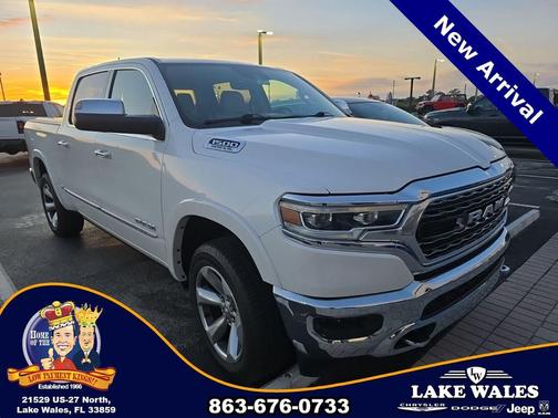 Ivory White Tri-Coat Pearlcoat 2020 RAM 1500 Limited