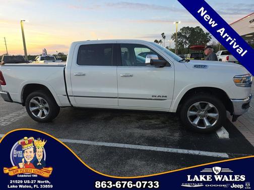 Ivory White Tri-Coat Pearlcoat 2020 RAM 1500 Limited