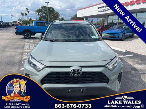 Green 2022 Toyota RAV4 XLE