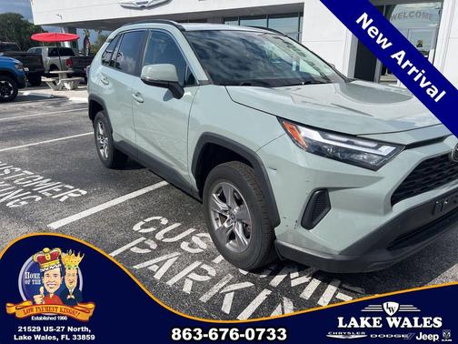Green 2022 Toyota RAV4 XLE