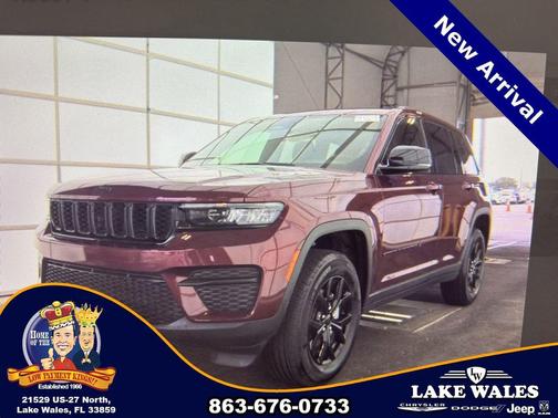 Velvet Red Pearlcoat 2024 Jeep Grand Cherokee Altitude