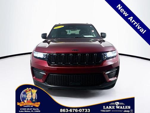 Velvet Red Pearlcoat 2024 Jeep Grand Cherokee Altitude