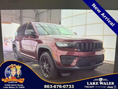 Velvet Red Pearlcoat 2024 Jeep Grand Cherokee Altitude