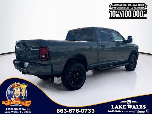 Ceramic Gray Clearcoat 2026 RAM 2500 Black Express Crew Cab 4x4 6'4' Box
