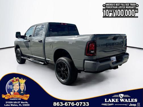 Ceramic Gray Clearcoat 2026 RAM 2500 Black Express Crew Cab 4x4 6'4' Box